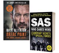 BOOKS4PEOPLE Break Point By Ollie Ollerton & Sas Who Dares Wins Leadership Secrets From The Special Forces By Anthony Middleton 2 Books