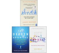 BOOKS4PEOPLE Breath, The Oxygen Advantage, Just Breathe 3 Books Collection Set