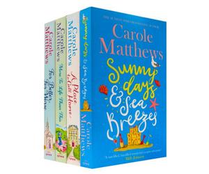 BOOKS4PEOPLE Carole Matthews Collection 4 Books Set (For Better For Worse, A Place To Call Home, Sunny Days And Sea Breezes, More To Life Than