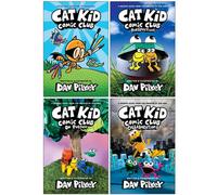 BOOKS4PEOPLE Cat Kid Comic Club Collection 4 Books By Dav Pilkey (Cat Kid Comic Club, On Purpose, Perspective, Collaborations)