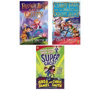 BOOKS4PEOPLE Chris Smith And Greg James 3 Books Collection Set (Frankie Best Hates Quests, Clarity Jones And The Magical Detective Agency, Supe