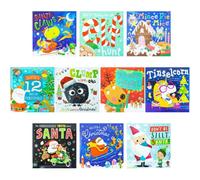 BOOKS4PEOPLE Christmas Storybook Collection 10 Books Set Ziplock - Perfect For Ages 0-5 Years - Fun And Engaging Storybooks
