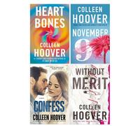 BOOKS4PEOPLE Colleen Hoover Collection 4 Books Set (Heart Bones, November 9, Without Merit, Confess)