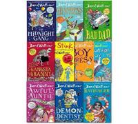 BOOKS4PEOPLE David Walliams 10 Books Collection Set Bad Dad, Midnight Gang, Grandpa Great Escape