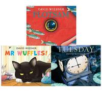 BOOKS4PEOPLE David Wiesner Series 3 Books Collection Set Tuesday Mr Wuffles Flotsam