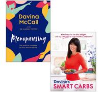 BOOKS4PEOPLE Davina Mccall Collection 2 Books Set (Menopausing Hardcover & Davina's Smart Carbs)