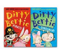 BOOKS4PEOPLE Dirty Bertie 2 Books Collection Set Dinosaur, Pirate