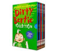 BOOKS4PEOPLE Dirty Bertie Collection 10 Books & Cd Box Set By Alan Macdonald (Zombie, Pirate, Rats, Fame, Smash, Horror, Jackpot, Aliens,
