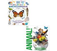 BOOKS4PEOPLE Dk Childrens Encyclopedia, Knowledge Encyclopedia Animal 2 Books Collection Set