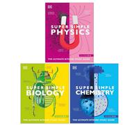 BOOKS4PEOPLE Dk Super Simple Study Guide 3 Books Collection Set (Super Simple Chemistry, Physics, Biology)