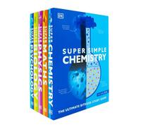 BOOKS4PEOPLE Dk Super Simple Study Guide 5 Books Collection Set (Super Simple Maths, Chemistry, Physics, Biology, Psychology)