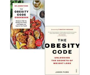 BOOKS4PEOPLE Dr Jason Fung 2 Books Collection Set (The Obesity Code Cookbook, The Obesity Code)