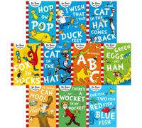 BOOKS4PEOPLE Dr Seuss Childrens Book Collection 10 Books Set Abc, Fox In Socks, The Cat In The Hat And More