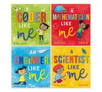 BOOKS4PEOPLE Dr Shini Somara And Nadja Sarell 4 Books Set (An Engineer Like Me, A Scientist Like Me, A Mathematician Like Me & A Coder Like Me)