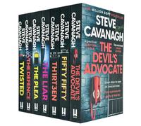 BOOKS4PEOPLE Eddie Flynn Series 7 Books Collection Set By Steve Cavanagh (Twisted,thirteen, The Defence, The Plea, The Liar, Fifty-Fifty, The D