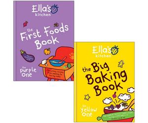 BOOKS4PEOPLE Ellas Kitchen Collection 2 Books Set (The First Foods Book, The Big Baking Book)