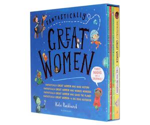 BOOKS4PEOPLE Fantastically Great Women 4 Books Collection Boxed Set (Who Saved The Planet, Who Worked Wonders, Who Made History, A Big Ideas No