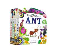 BOOKS4PEOPLE First Nature 4 Books Childrens Collection Set (Ant, Bee, Caterpillar & Ladybird)