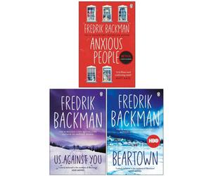 BOOKS4PEOPLE Fredrik Backman Beartown Series 3 Books Collection Set (Us Against You, Beartown, Anxious People)