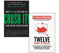 BOOKS4PEOPLE Gary Vaynerchuk Collection 2 Books Set (Crush It & Hardcover Twelve And A Half)