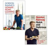 BOOKS4PEOPLE Gordon Ramsay Collection 2 Books Set - Ultimate Home Cooking, Quick And Delicious