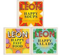 BOOKS4PEOPLE Happy Leons Collection 3 Books Set By Rebecca Seal, John Vincent, Jack Burke, Jane Baxter (Leon Happy Soups, Leon Happy Fast Food