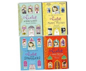 BOOKS4PEOPLE Harriet Whitehorn Violet Series 4 Books Collection Set The Pearl Of Orient The Hidden Treasure The..
