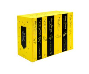 BOOKS4PEOPLE Harry Potter Hufflepuff House Editions Paperback Box Set: J.k. Rowling - 7 Books Set