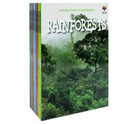 BOOKS4PEOPLE Introduction To Geography For Beginners 10 Book Collection Set: (Coral Reefs, Deserts, Forests, Grasslands, Islands, Mountains, Oc