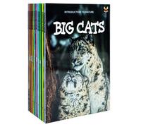 BOOKS4PEOPLE Introduction To Nature For Beginners 10 Book Collection Set: (Bears, Big Cats, Birds, Crocodile And Alligators, Fish, Penguins, Pr