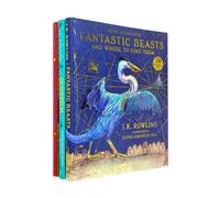 BOOKS4PEOPLE J.k. Rowling Illustrated Edition Collection 3 Books Set Hardback (Fantastic Beasts And Where To Find Them, Quidditch Through The A