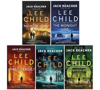 BOOKS4PEOPLE Jack Reacher Series (21-25) Collection 5 Books Set By Lee Child (Night School, The Midnight Line, Past Tense, Blue Moon, The Senti