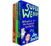 BOOKS4PEOPLE Jim Smith Super Weird Mystery Collection 3 Books Set (Attack Of The Haunted Lunchbox, Danger At Donut Diner, My Pencil Case Is A T