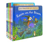 BOOKS4PEOPLE Julia Donaldson And Axel Scheffler 4 Board Books Collection Set (Charlie Cook's Favourite Book, The Gruffalo, The Gruffalo's Child