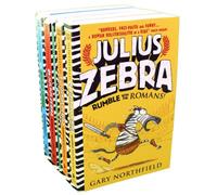 BOOKS4PEOPLE Julius Zebra Rumble With The Romans 5 Books Collection Box Set By Gary Northfield Children Adventure B..