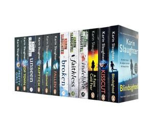 BOOKS4PEOPLE Karin Will Trent And Grant County Series 12 Books Collection Set (Triptych, Cop Town, Fractured, Fallen, Indelible, Broken,