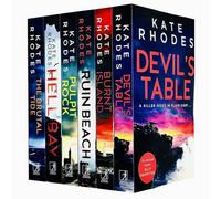 BOOKS4PEOPLE Kate Rhodes Ben Kitto Series Collection 6 Books Set (Devil's Table, Burnt Island, Ruin Beach, Pulpit Rock, Hell Bay & The Brutal T