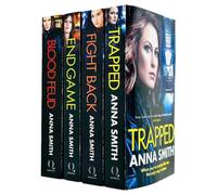 BOOKS4PEOPLE Kerry Casey Series Collection 1-4 Books Set By Anna Smith (Trapped, Fight Back, End Game, Blood Feud)
