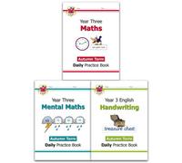 BOOKS4PEOPLE Ks2 Year 3 Daily Practice Book Autumn Term 3 Books Collection Set: Maths, Mental Maths, Handwriting