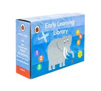 BOOKS4PEOPLE Ladybird Early Learning Library 6 Books Tuck-Box Set For Toddlers And Preschoolers (Abc, 123, Colours And Shapes, Everyday Words,