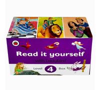 BOOKS4PEOPLE Ladybird Read It Yourself Tuck Box Level 4: 8 Books Box Set (Heidi, The Little Mermaid, Peter And The Wolf, Alice In Wonderland, P