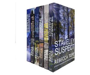 BOOKS4PEOPLE Lake District Mysteries 6 Books Set By Rebecca Tope (Staveley Suspect, Bowness Bequest, Threlkeld Theory, Grasmere Grudge, Borrowd