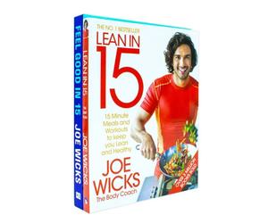 BOOKS4PEOPLE Lean In 15 The Shift Plan & Feel Good In 15 By Joe Wicks 2 Books Collection Set