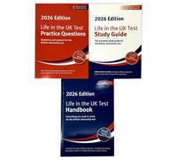 BOOKS4PEOPLE Life In The Uk Test 2026 Collection 3 Books Set By Henry Dillon, Alastair Smith (Practice Questions, Study Guide And Handbook)