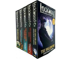 BOOKS4PEOPLE Lockwood And Co Series 5 Books Collection Set By Jonathan Stroud (The Screaming Staircase, The Whispering Skull, The Hollow Boy, T