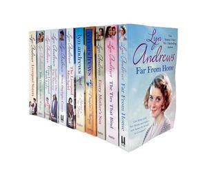 BOOKS4PEOPLE Lyn Andrews Collection 11 Books Set Take These Broken Wings, From Liverpool With Love, When Daylight Comes, Friends Forever, The T