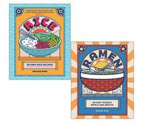 BOOKS4PEOPLE Makiko Sano Collection 2 Books Set (Rice 80 Easy Rice Recipes And Ramen 80 Easy Noodle Bowls And Broths)