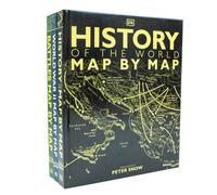 BOOKS4PEOPLE Map By Map Series 3 Books Collection Set (Battles, History Of The World & World War Ii) Dk