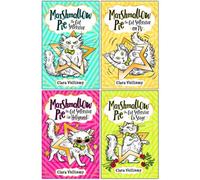 BOOKS4PEOPLE Marshmallow Pie The Cat Superstar Series 4 Books Collection Set By Clara Vulliamy (Marshmallow Pie The Cat Superstar, On Tv, In Ho