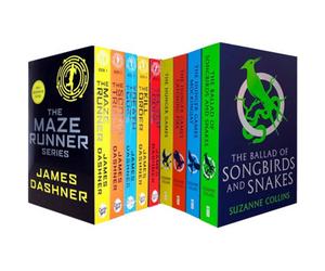 BOOKS4PEOPLE Maze Runner And Hunger Game Collection 9 Books Set - James Dashner, Suzanne Collins